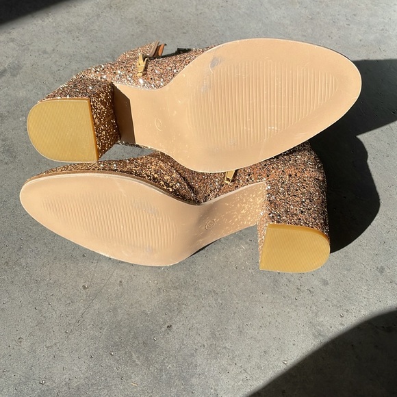 Hey Girl by Corkys tan extreme glitter boots size 8 never worn - Picture 10 of 17